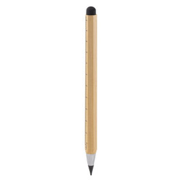 Claps 96171 - Bamboo Hexagonal Pencil with Ruler Function