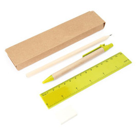 Claps 96899 - Färgglatt Skrivarset i Miljövänlig Förpackning