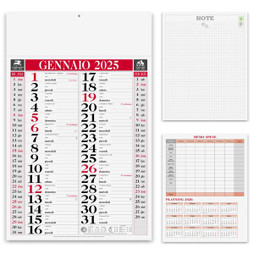 Claps 007 - Classic Monthly Calendar with International Holidays