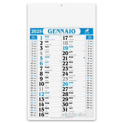 Claps 023 - Reinforced Header Monthly Calendar with Global Holidays