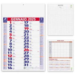 Claps 046 - Calendrier Mensuel International avec Notes