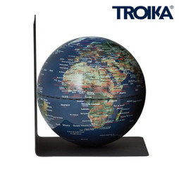 TROIKA G1306 - Magnetic Globe with Metal Bookend Stand