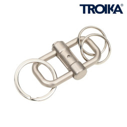 TROIKA KR2209 - Silver Key Organizer with Sliding Lock
