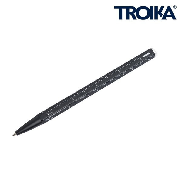 TROIKA PES40 - Multifunctional Ballpoint Pen with Ruler and Scale