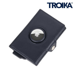 TROIKA WAL41 - Mens Leather Wallet with AirTag Slot
