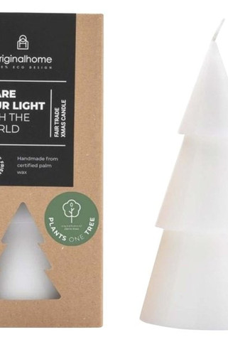 Originalhome 126325 - svíčka ve tvaru vánočního stromku s vůní matcha – velká