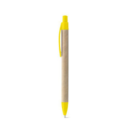 Kraft paper ball pen with clip - Egotier 91628