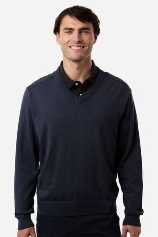 Devon & Jones DG445 - Hommes - New Classics - Pull à col en V