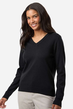 Devon & Jones DG445W - Womens New Classics V-Neck Sweater