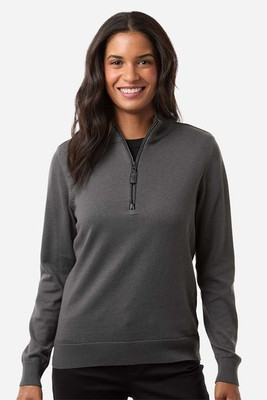 Devon & Jones DG446W - Women's New Classics Quarter-Zip Sweater