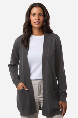 Devon & Jones DG447W - Womens New Classics Open Cardigan Sweater