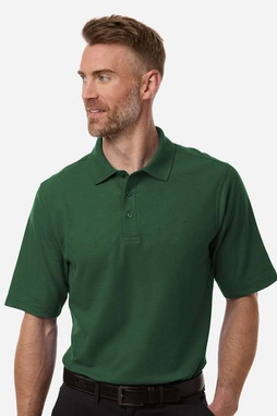 Harriton M105 - Polo manches longues CVC pour hommes