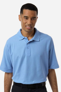 Harriton M105 - Polo manches longues CVC pour hommes