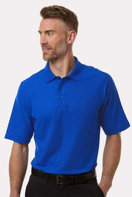 Harriton M105 - Polo manches longues CVC pour hommes