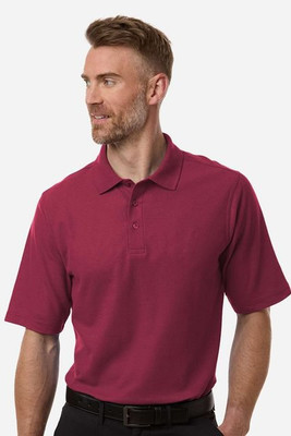 Harriton M105 - Polo manches longues CVC pour hommes