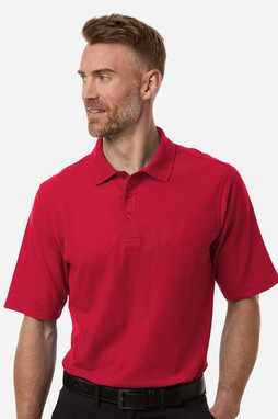 Harriton M105T - Mens Tall Maverick CVC Pique Polo