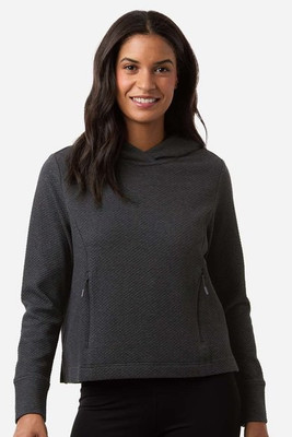 North End NE729W - Women's Spirit Textured Hooded Pullover