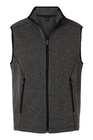 North End NE731 - Mens Jasper Jacquard Fleece Vest