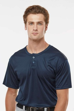 Alleson Athletic 7930 - Mens B-Core Placket Jersey