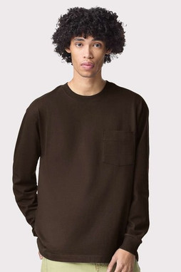 American Apparel 9410 - Unisex Super Heavyweight Long Sleeve Pocket Tee