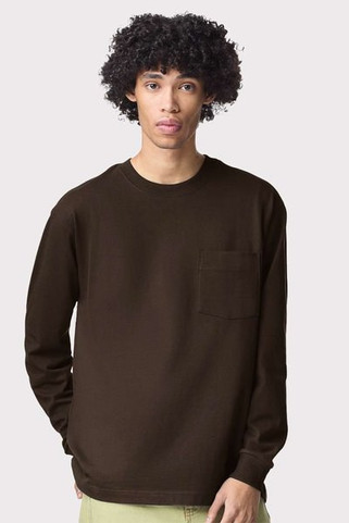 American Apparel 9410 - Unisex Super Heavyweight Long Sleeve Pocket Tee