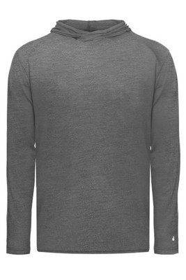 Badger 2905 - Youth Tri-Blend Surplice Hooded Long Sleeve T-Shirt