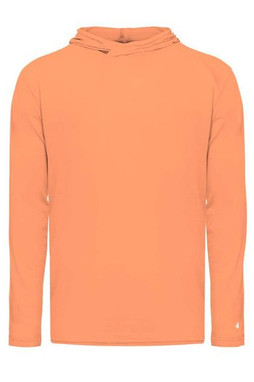 Badger 2905 - Camiseta de manga larga Youth Tri-Blend Surplice Hooded