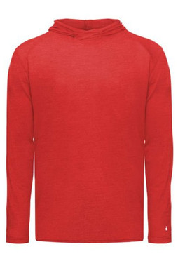 Badger 2905 - Youth Tri-Blend Surplice Hooded Long Sleeve T-Shirt