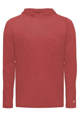 Badger 2905 - Youth Tri-Blend Surplice Hooded Long Sleeve T-Shirt