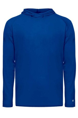 Badger 2905 - Youth Tri-Blend Surplice Hooded Long Sleeve T-Shirt