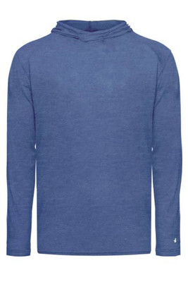 Badger 2905 - Camiseta de manga larga Youth Tri-Blend Surplice Hooded