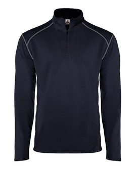 Badger 4438 - Men's Money Mesh Quarter-Zip Pullover