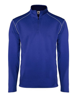 Badger 4438 - Mens Money Mesh Quarter-Zip Pullover
