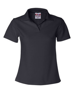 Bayside 1050 - Polo de mujer con cuello en V de fabricación estadounidense