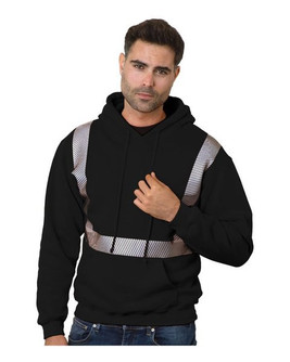 Bayside 3739 - Unisex USA-Made High Visibility Hooded Sweatshirt