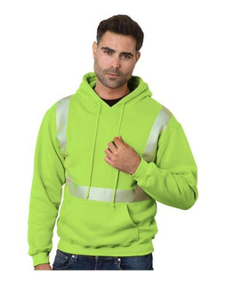 Bayside 3739 - Unisex USA-Made High Visibility Hooded Sweatshirt