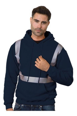 Bayside 3739 - Unisex USA-Made High Visibility Hooded Sweatshirt