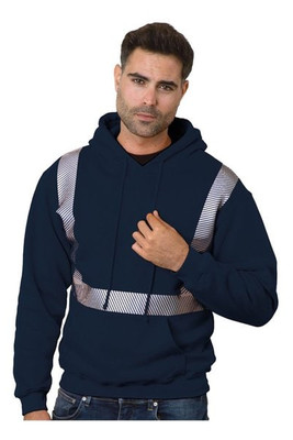 Bayside 3739 - Unisex USA-Made High Visibility Hooded Sweatshirt