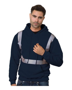 Bayside 3739 - Unisex USA-Made High Visibility Hooded Sweatshirt