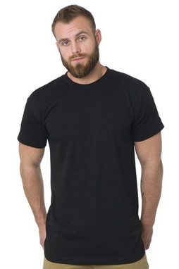 Bayside 5200 - Camiseta alta de hombre, fabricada en EE.UU.