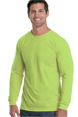 Bayside 5360 - Camiseta de manga larga unisex USA-Made Performance