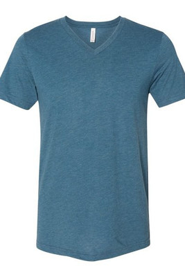 Bella+Canvas 3415 - Remera Unisex Triblend con cuello en V