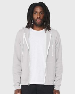 Bella+Canvas 3739 - Unisex Poly-Cotton Fleece Full-Zip Hoodie