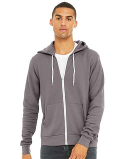 Bella+Canvas 3739 - Unisex Poly-Cotton Fleece Full-Zip Hoodie