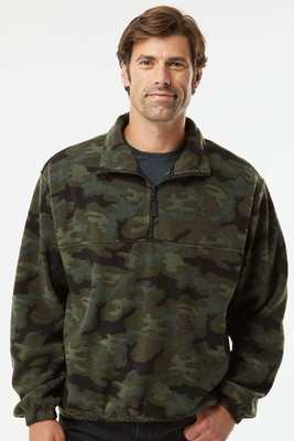 Burnside 3052 - Men's Polar Fleece Quarter-Zip Pullover