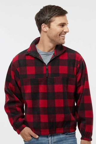 Burnside 3052 - Jersey con cremallera y forro polar para hombre