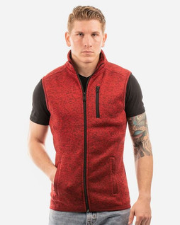 Burnside 3910 - Chaleco de punto jersey para hombre