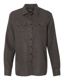 Burnside 5200 - Camisa de franela lisa de mujer