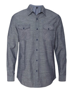 Burnside 8255 - Mens Chambray Shirt