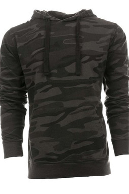 Burnside 8605 - Sudadera con capucha de felpa francesa lavada con enzimas para hombre